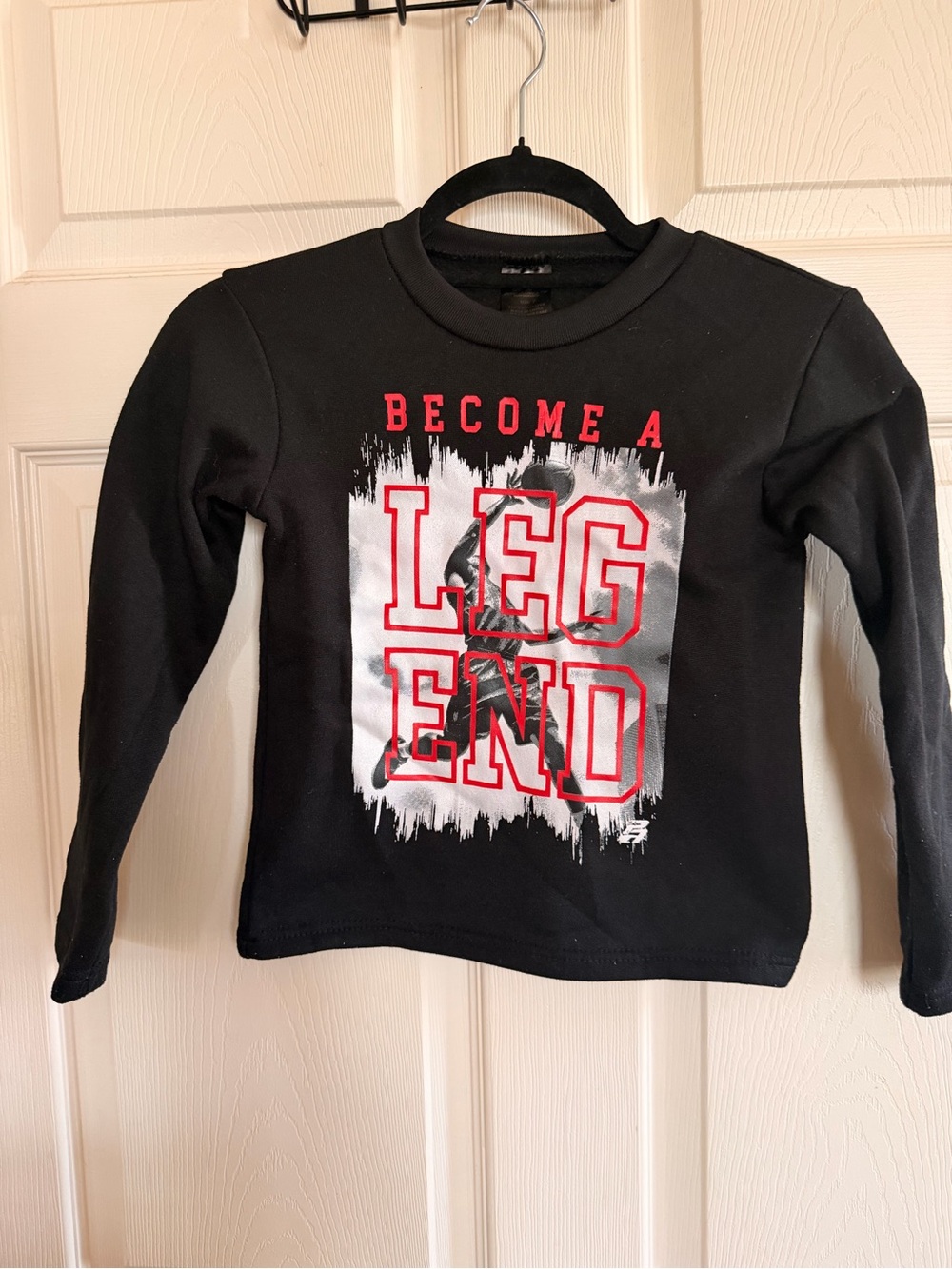 Boys Size 7 “Become a Legend” Long Sleeve Shirt